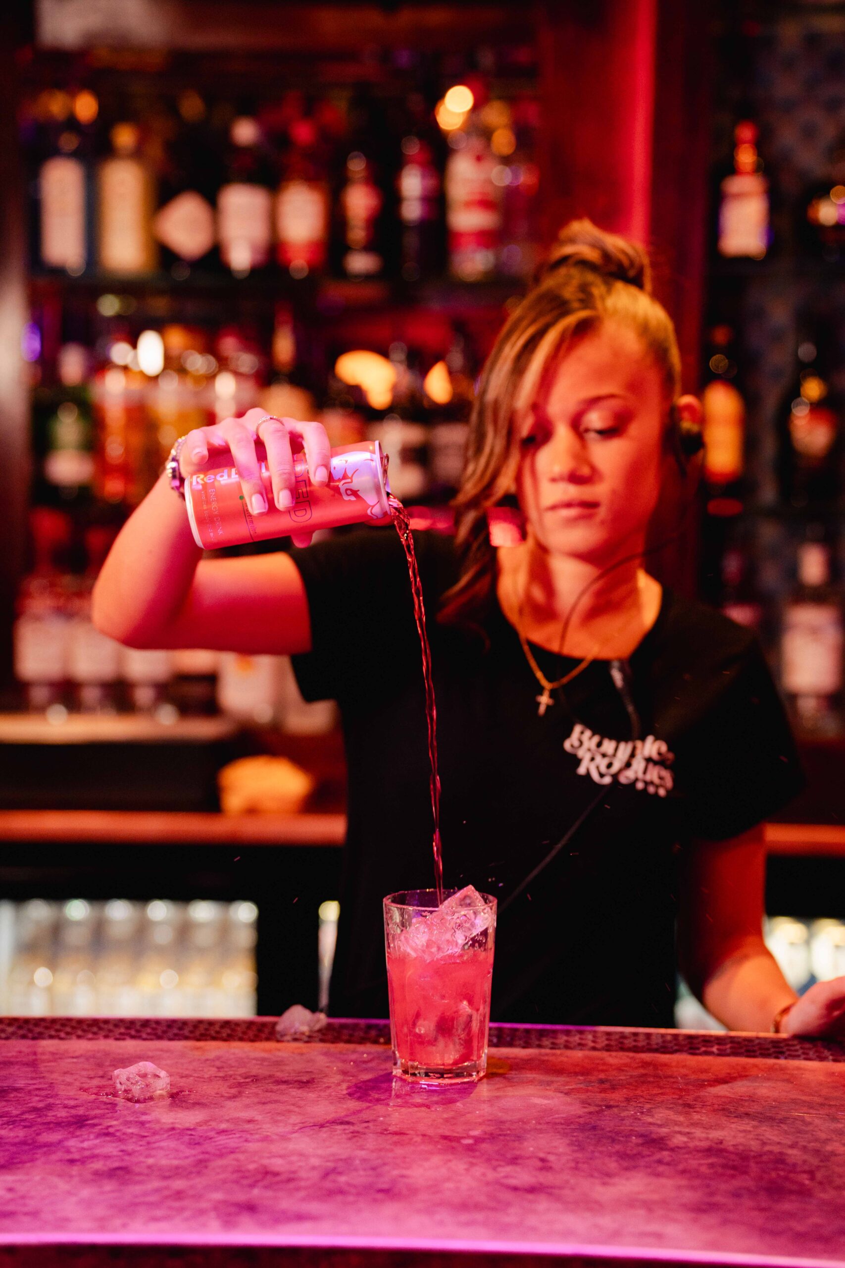 Signature cocktails in this late night bar in Kingston