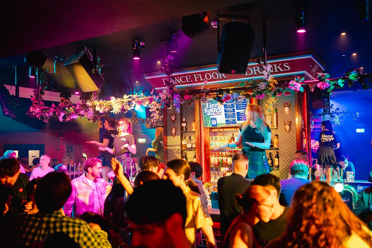 Private area hire available for stag parties