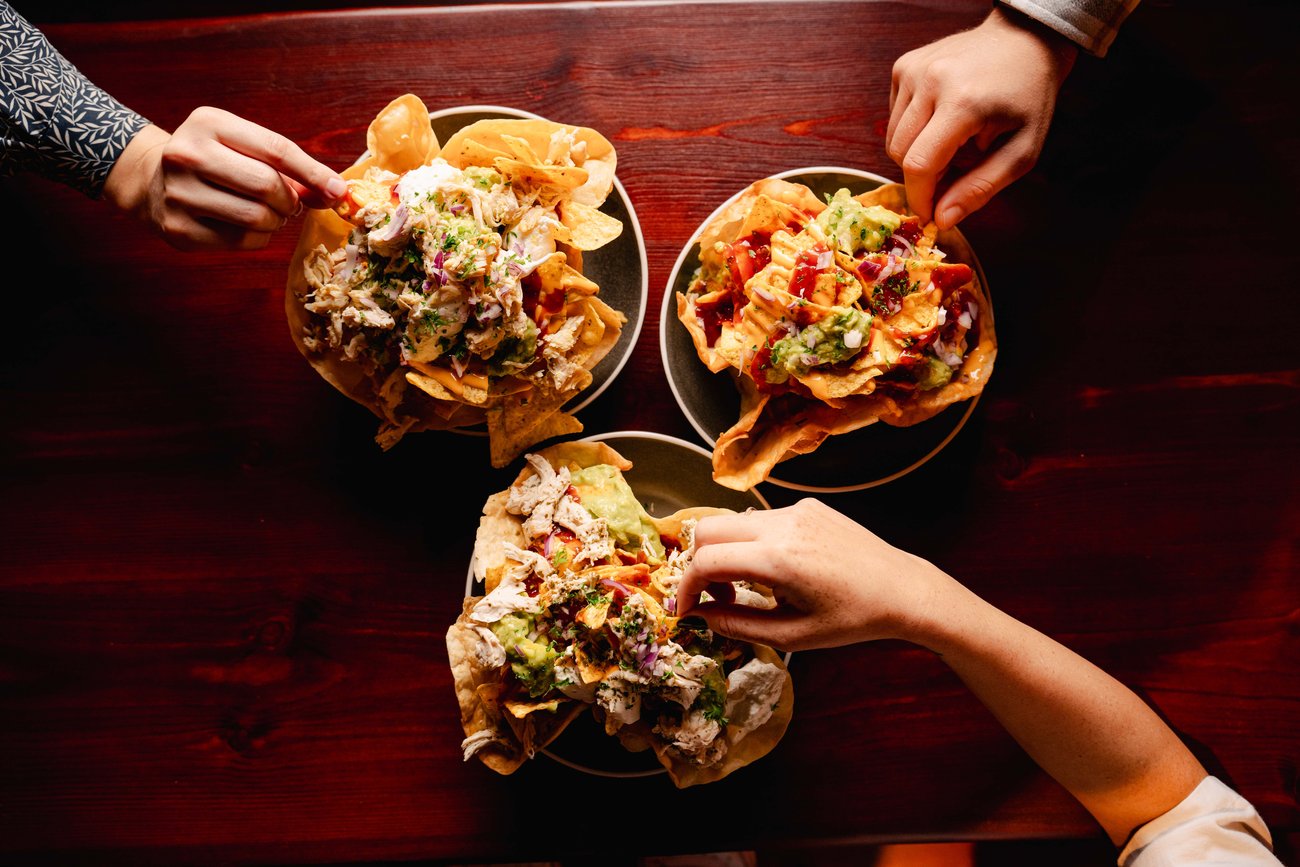 Swansea loaded nacho bowl built to share with groups
