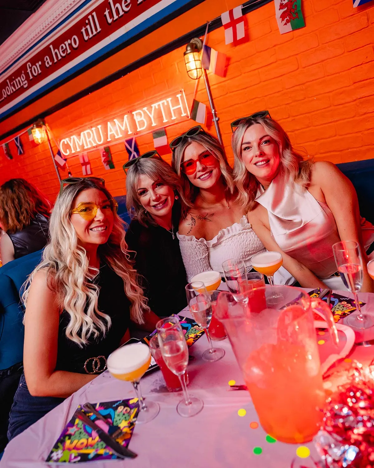 Hen Do at a stylish cocktail bar in Swansea