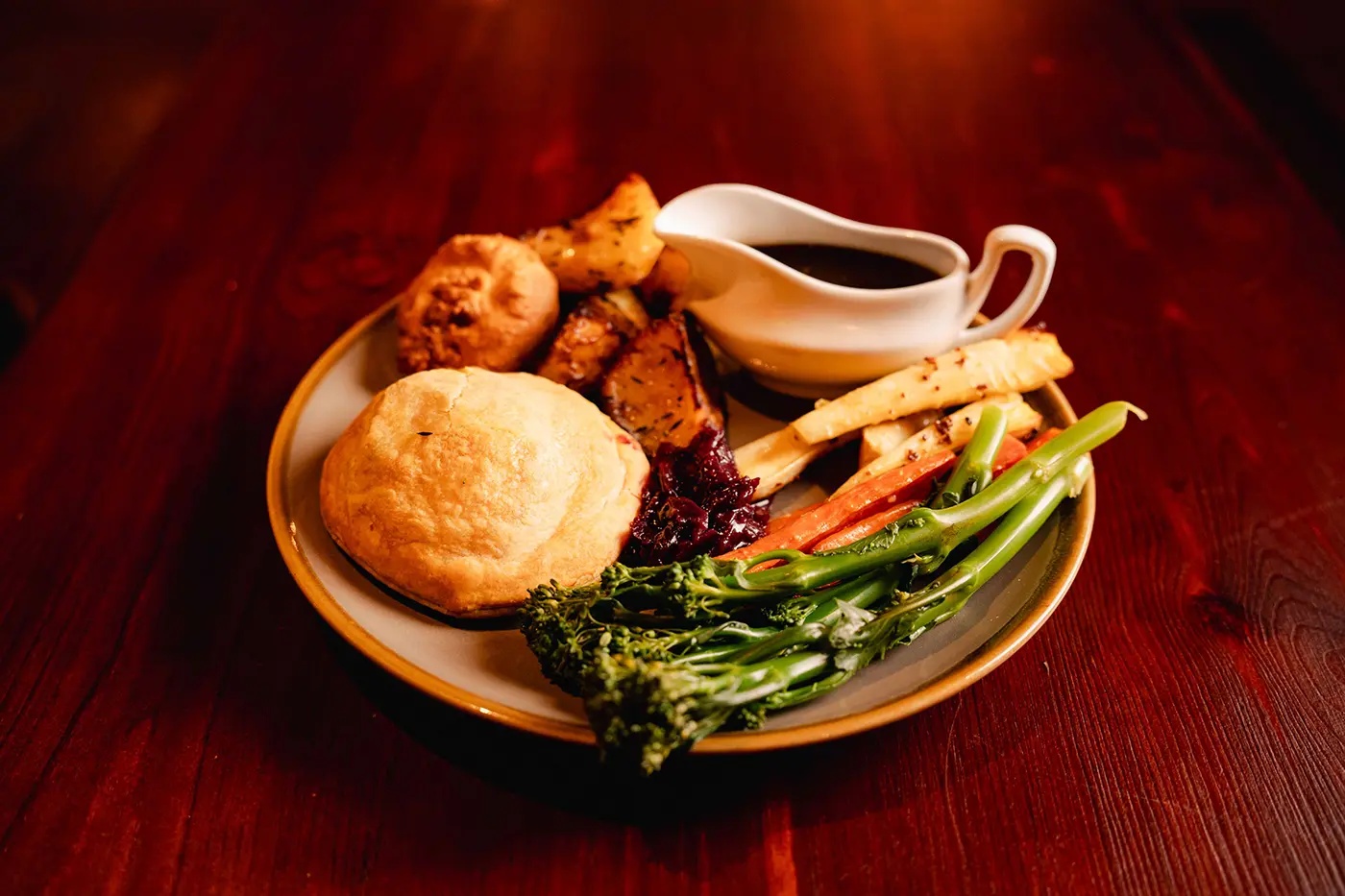 Vegan and Vegetarian Sunday Roast option in Swansea